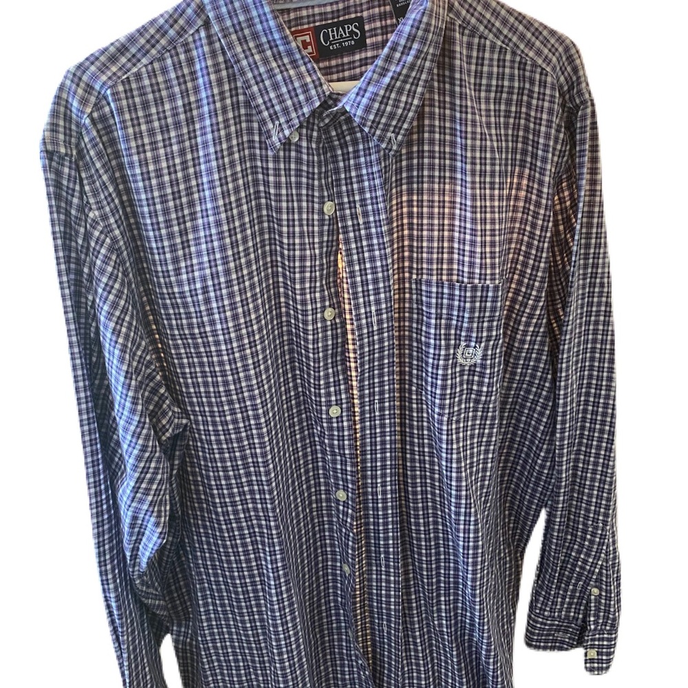 Purple Chaps XL button down